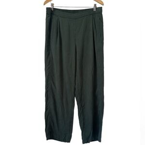 Eileen Fisher Dark Green Wide Leg Pants